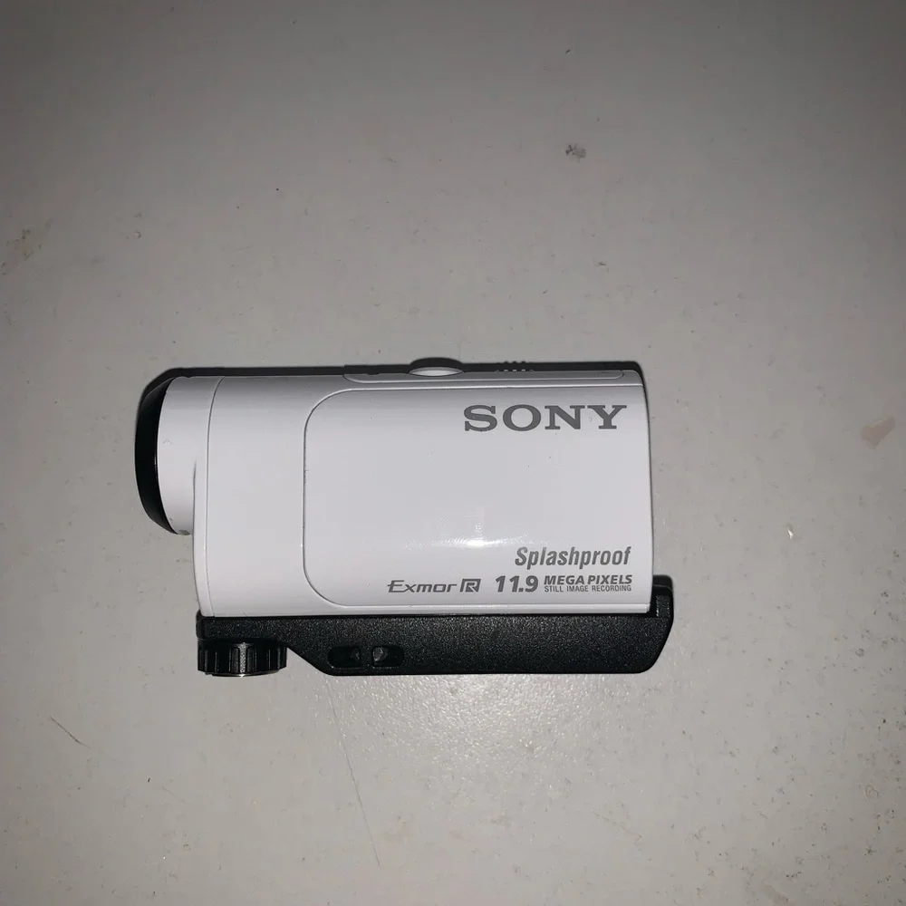 Sony White Splashproof Action Camera